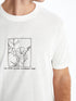 LC Waikiki Crew Neck Printed Combed Cotton Men's T-Shirt